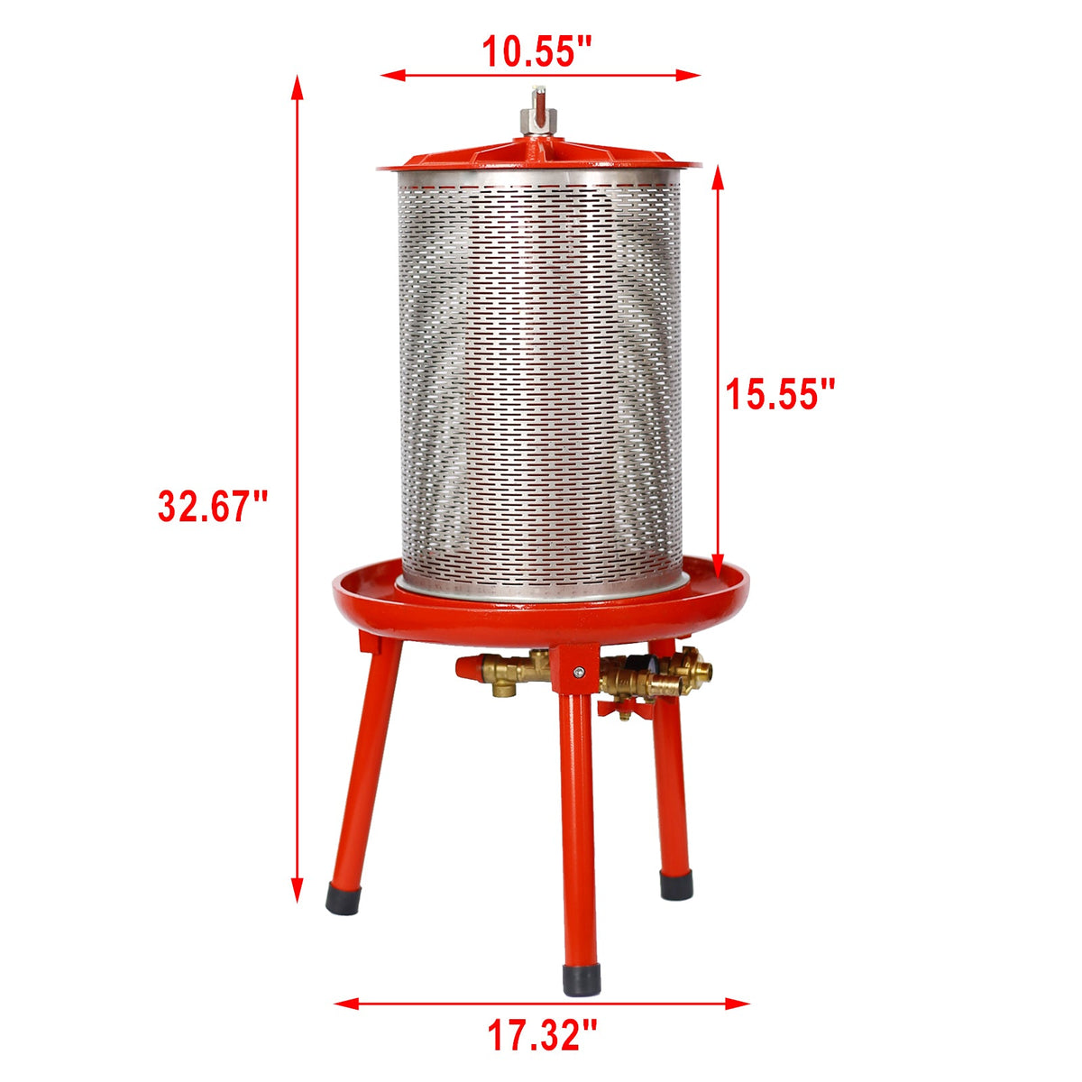 Hydraulic Fruit Wine Apple Press 5.3 Gallon