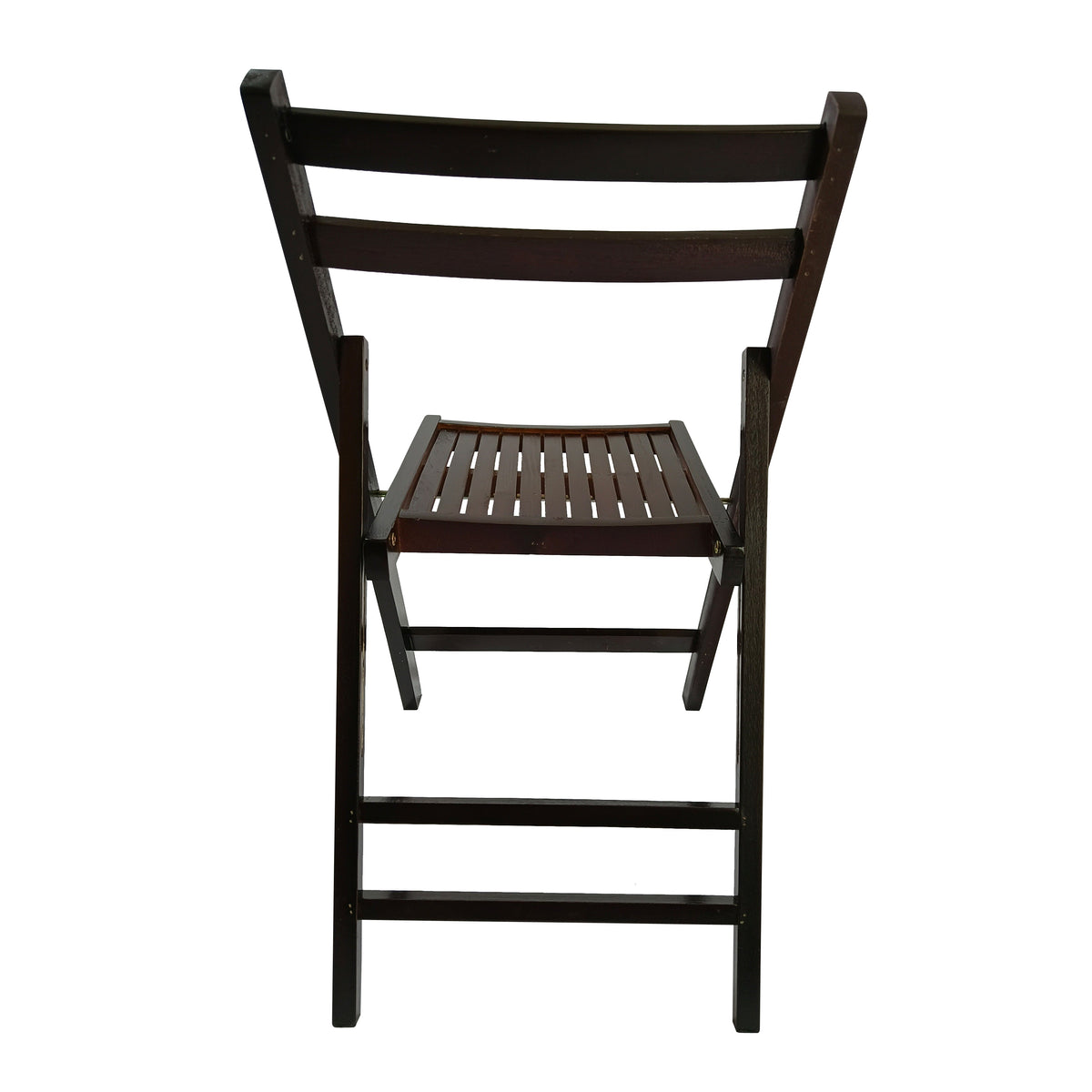 Furniture Slatted Wood Folding Special Event Chair - Cherry, Set of 4