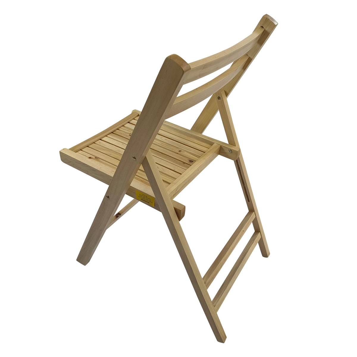 Slatted Wood Folding Chairs - Set of 4