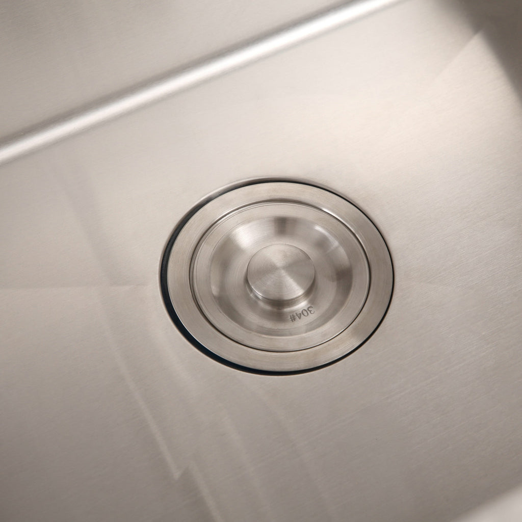 24-Inch Stainless Steel Washing Sink with Faucet Hoses and Drain Head