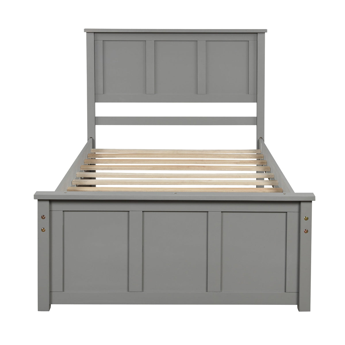 Twin Size Platform Storage Bed with Two Drawers