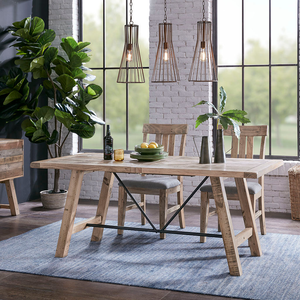 Rustic Solid Pine Dining Table