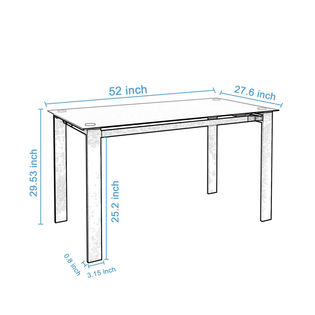 Multi-Function Dining Table for Dining and Living Room