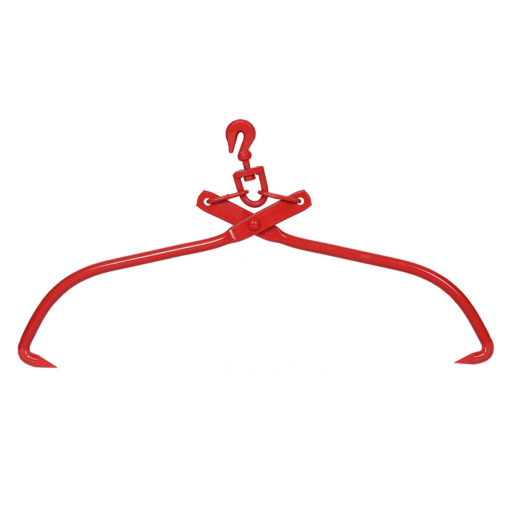 32-Inch Log Lifting Tongs Heavy Duty Grapple Timber Claw