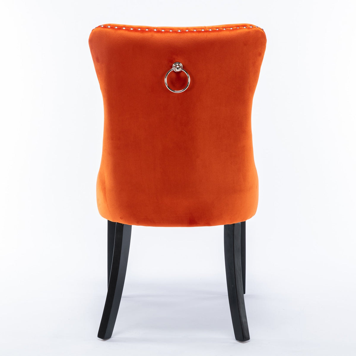 Nikki Collection Modern Velvet Upholstered Dining Chair Set