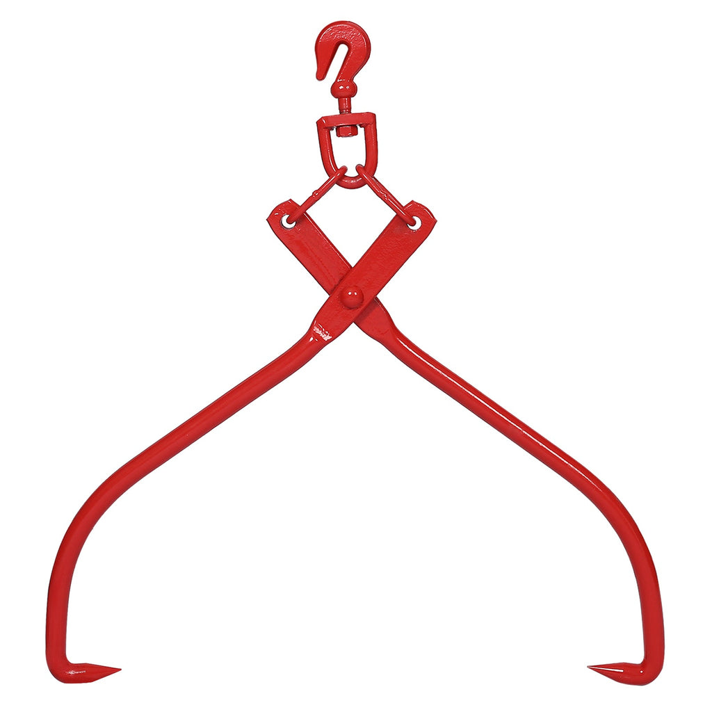 32-Inch Log Lifting Tongs Heavy Duty Grapple Timber Claw