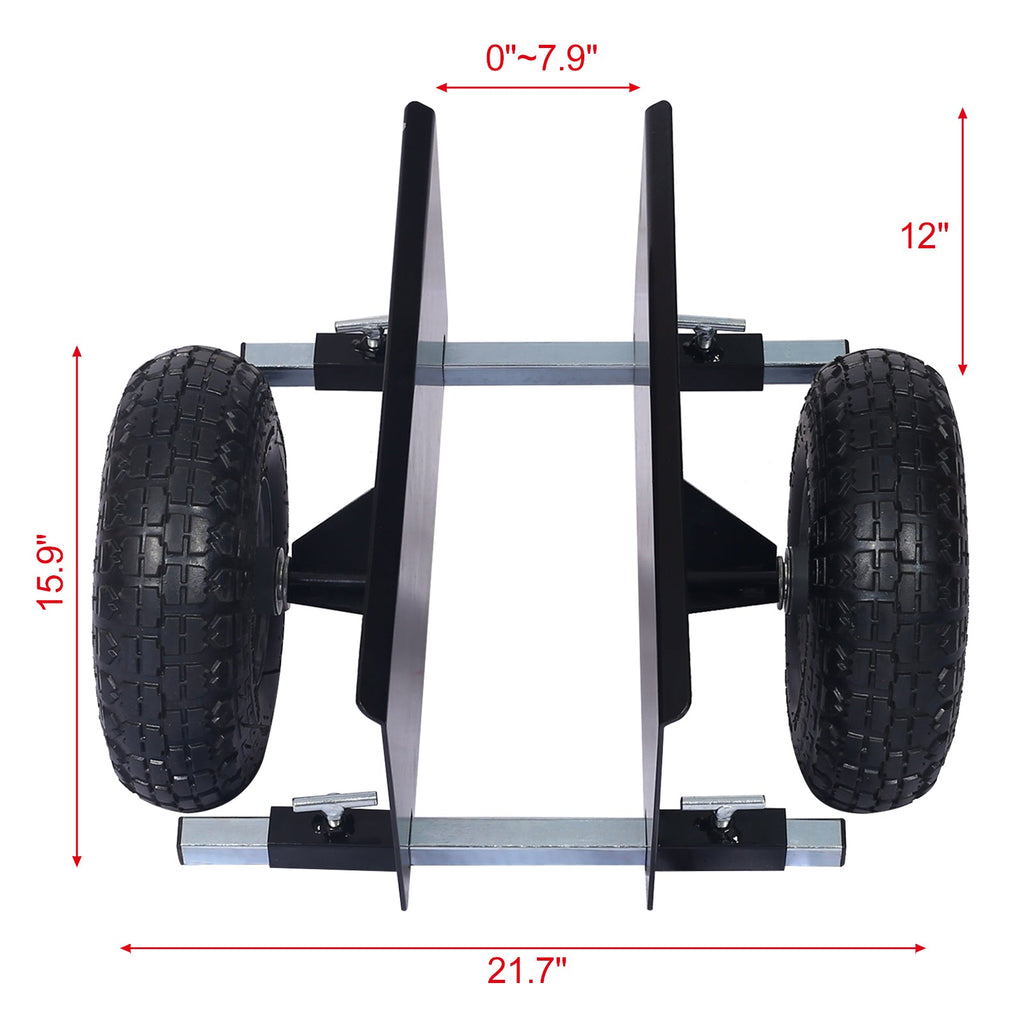 600lb Panel Dolly with 10in. Pneumatic Wheels