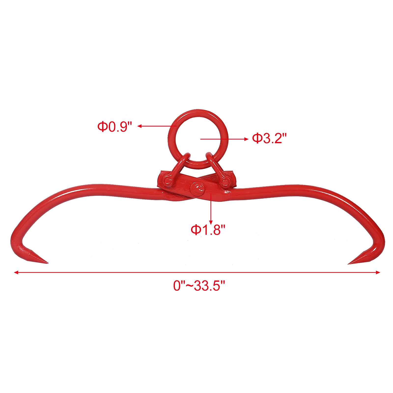Skidding Tongs with Ring 32 Inch