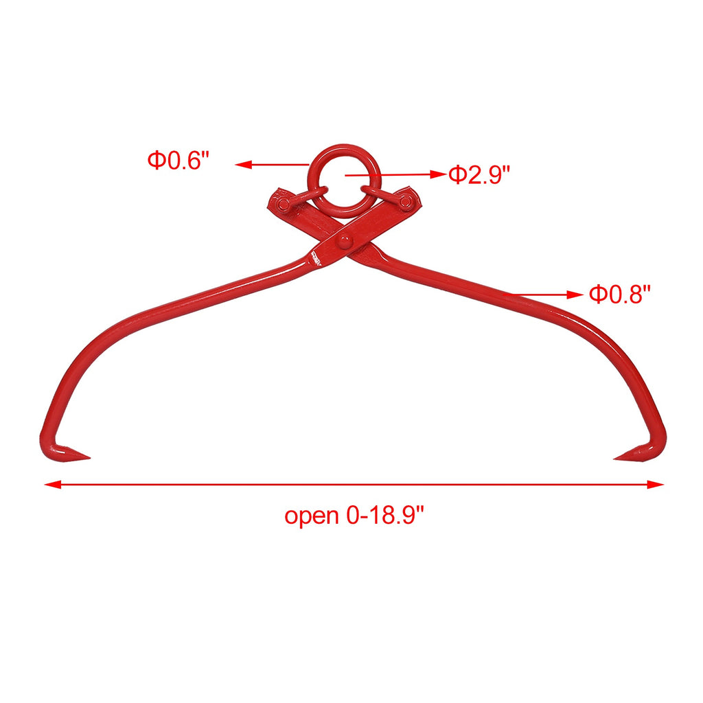 Skidding Tongs with Ring - 16 Inch