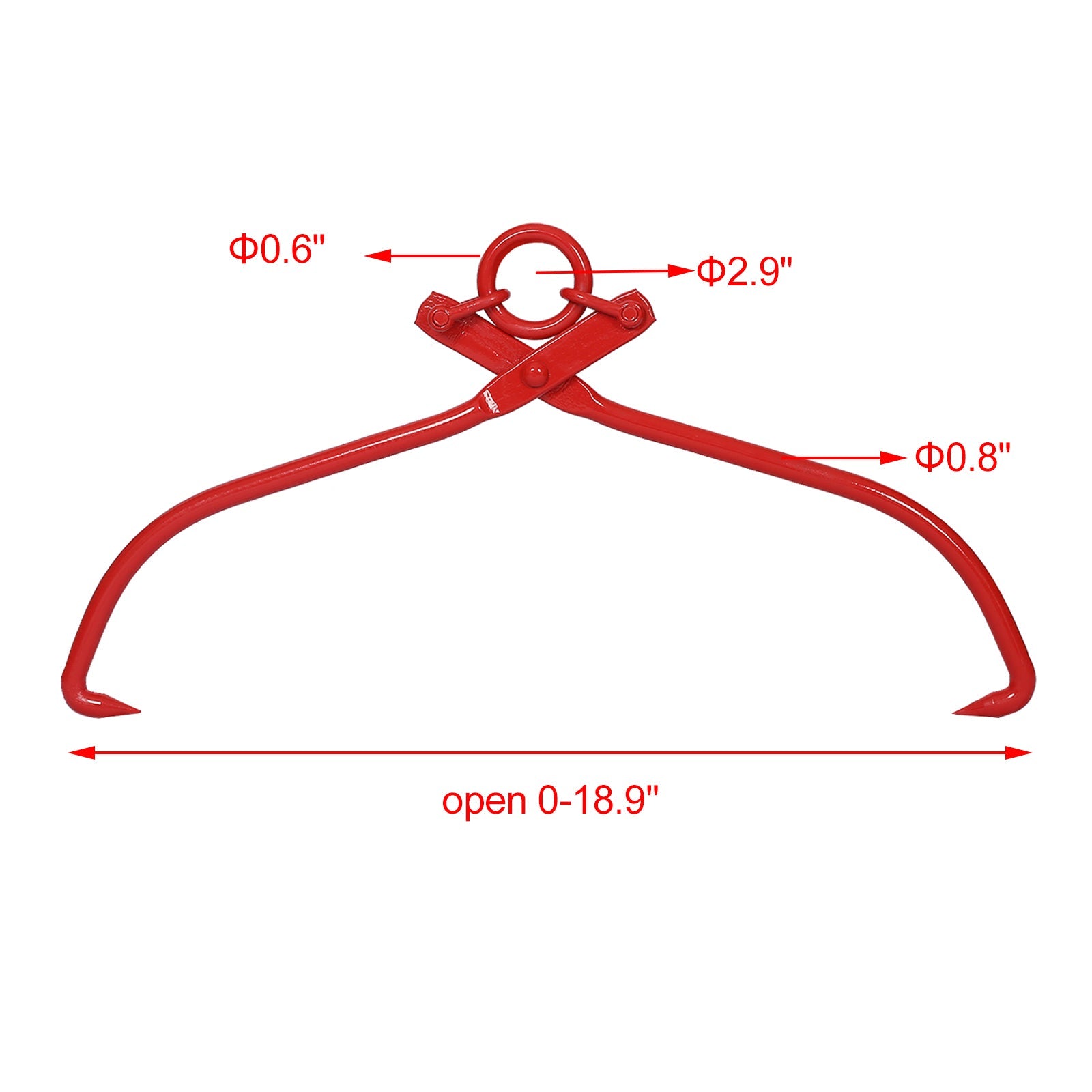 Skidding Tongs with Ring - 16 Inch