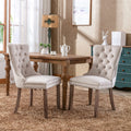 Nikki Collection Modern Velvet Upholstered Dining Chair Set