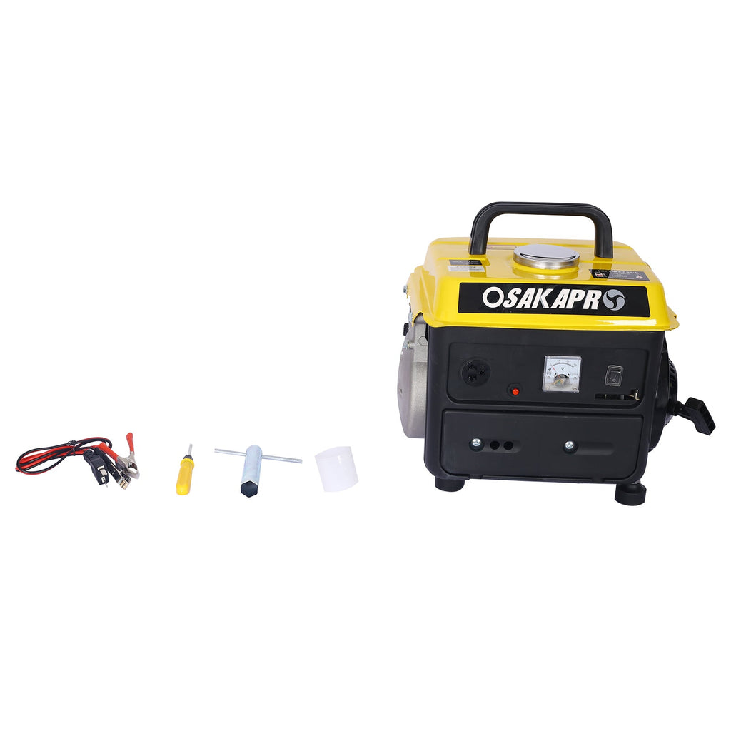 Portable Generator - Outdoor Generator Low Noise, Gas Powered