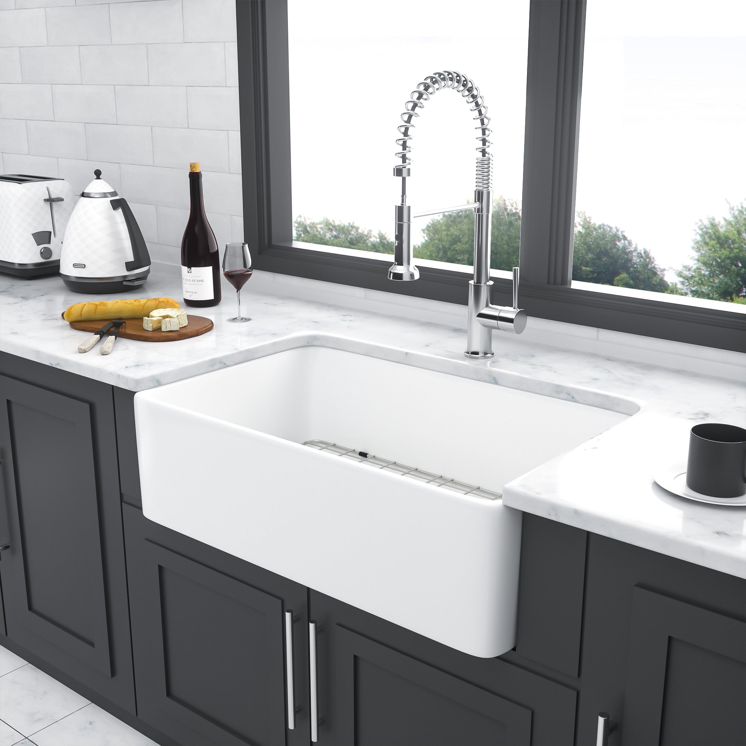 Farmhouse Ceramic Kitchen Sink