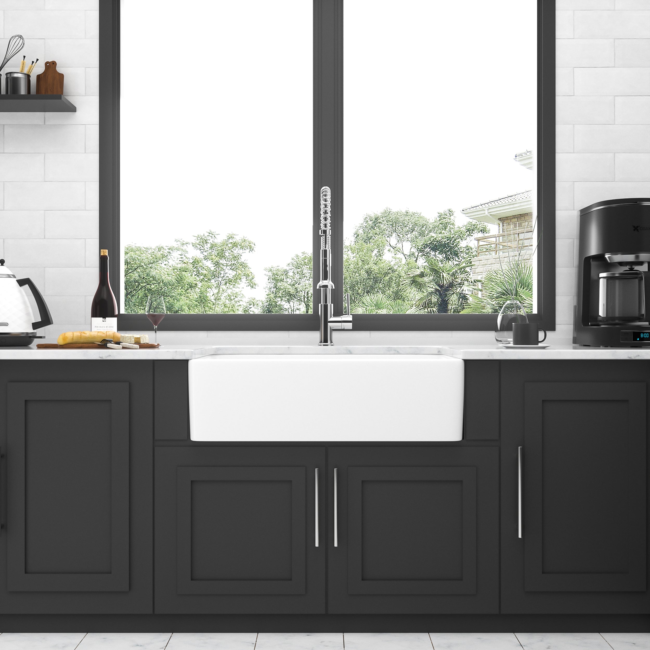 Farmhouse Ceramic Kitchen Sink