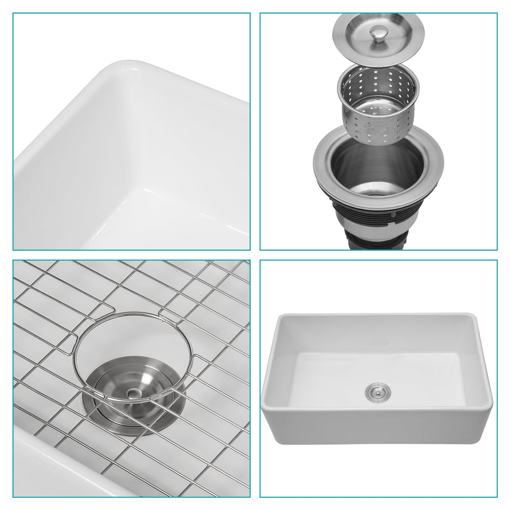 Farmhouse Ceramic Kitchen Sink
