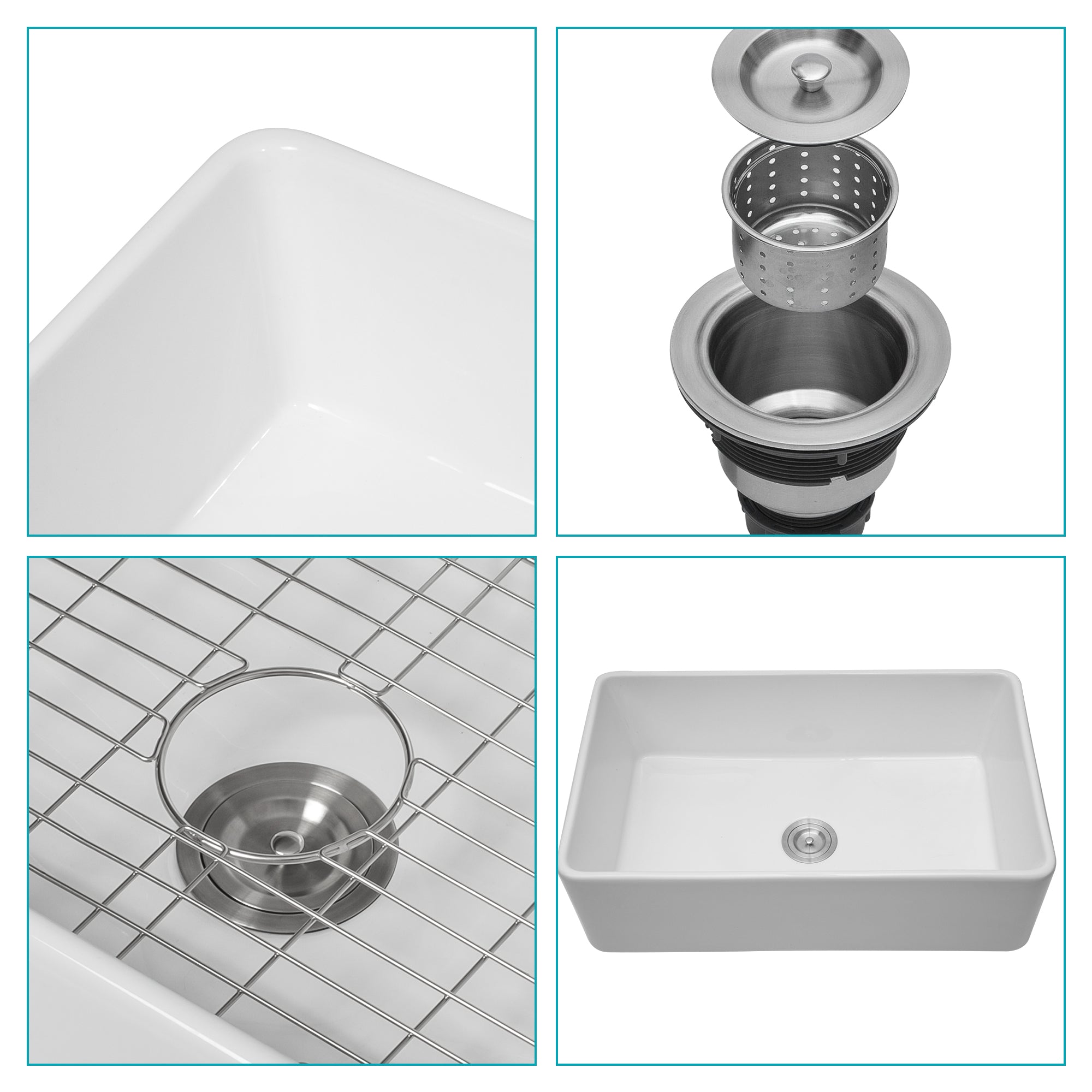 Farmhouse Ceramic Kitchen Sink