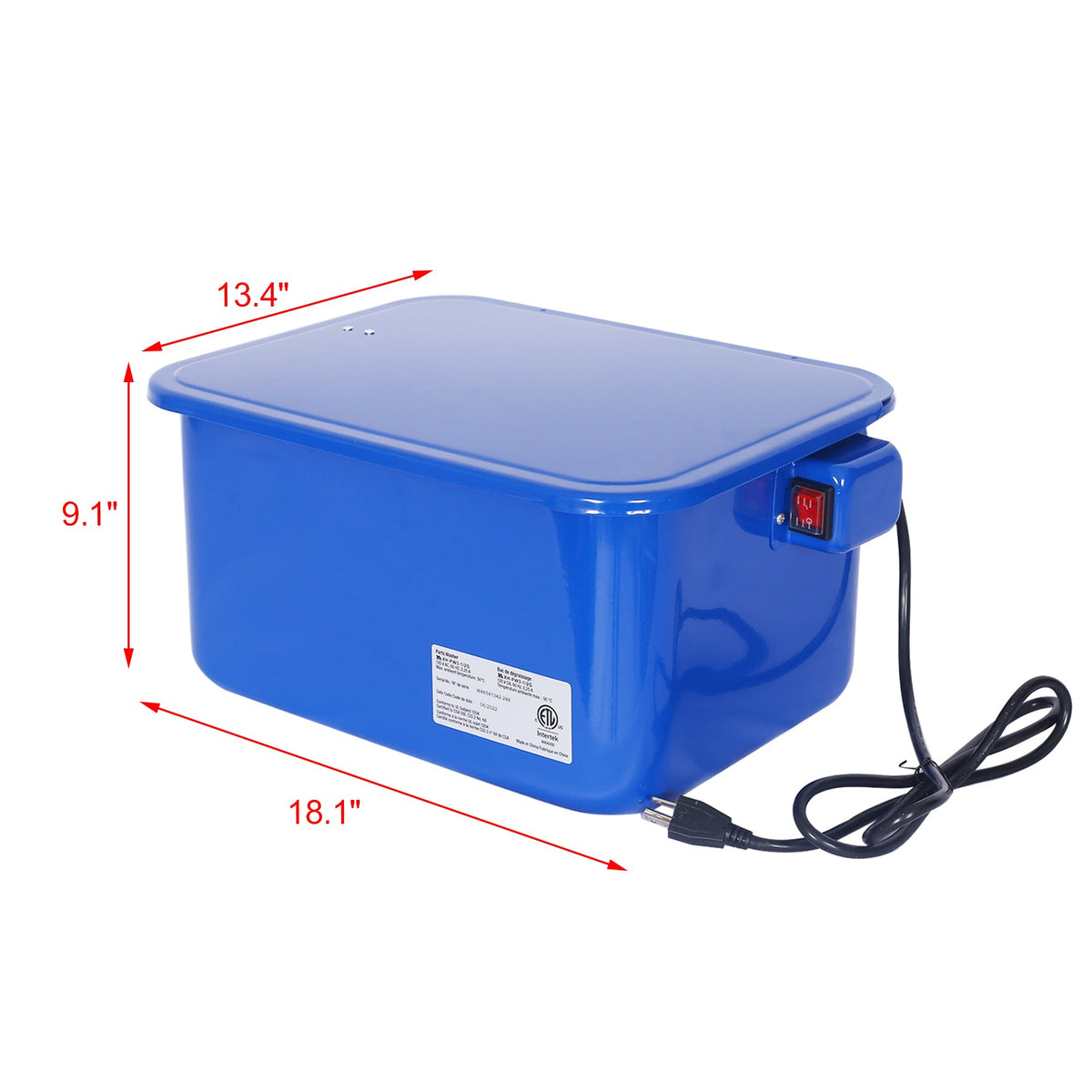 3.5 Gallon Benchtop Parts Washer