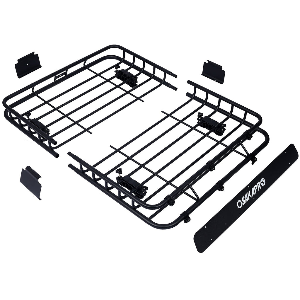 Rooftop Cargo Carrier Basket Motoring Roof Rack - 42"