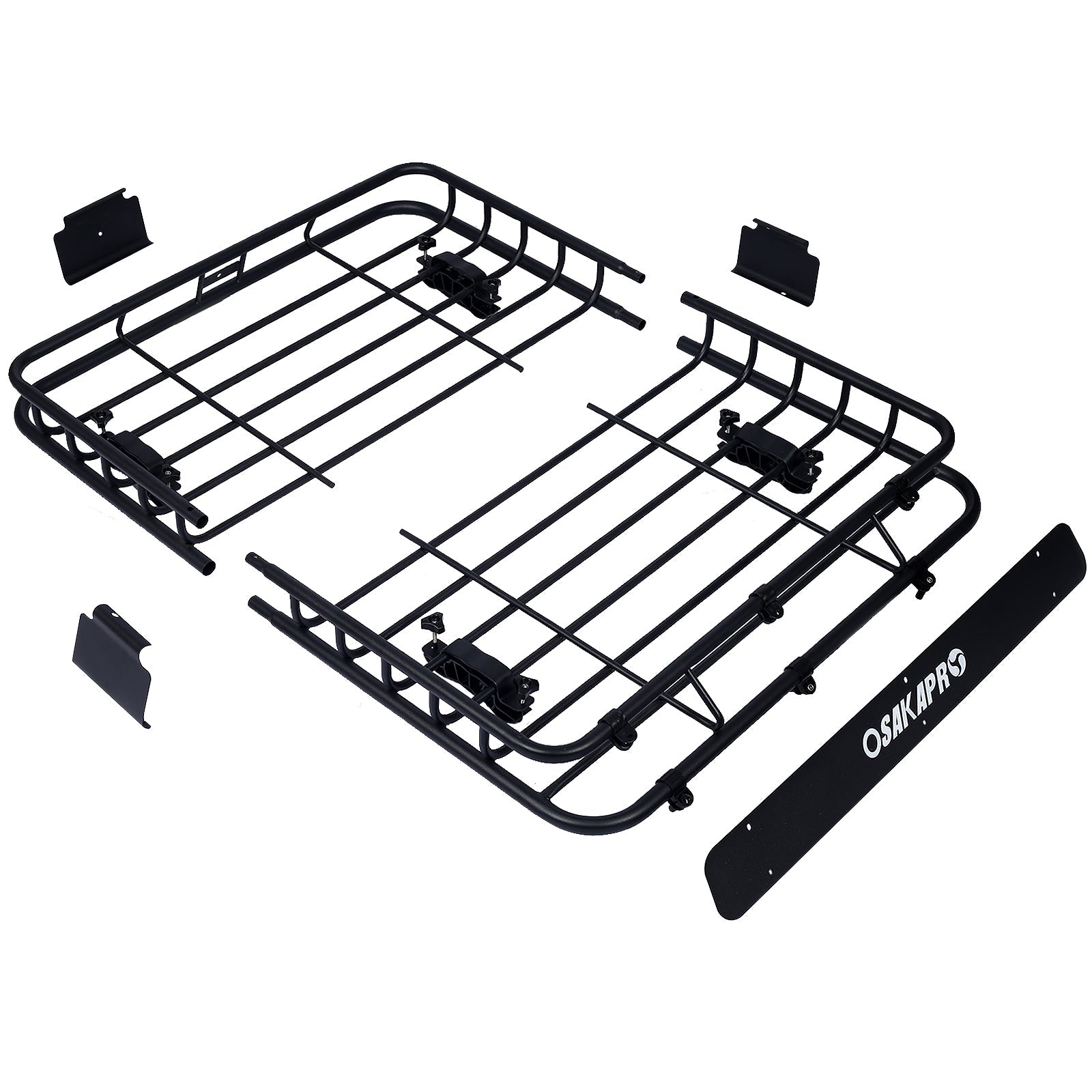 Rooftop Cargo Carrier Basket Motoring Roof Rack - 42"