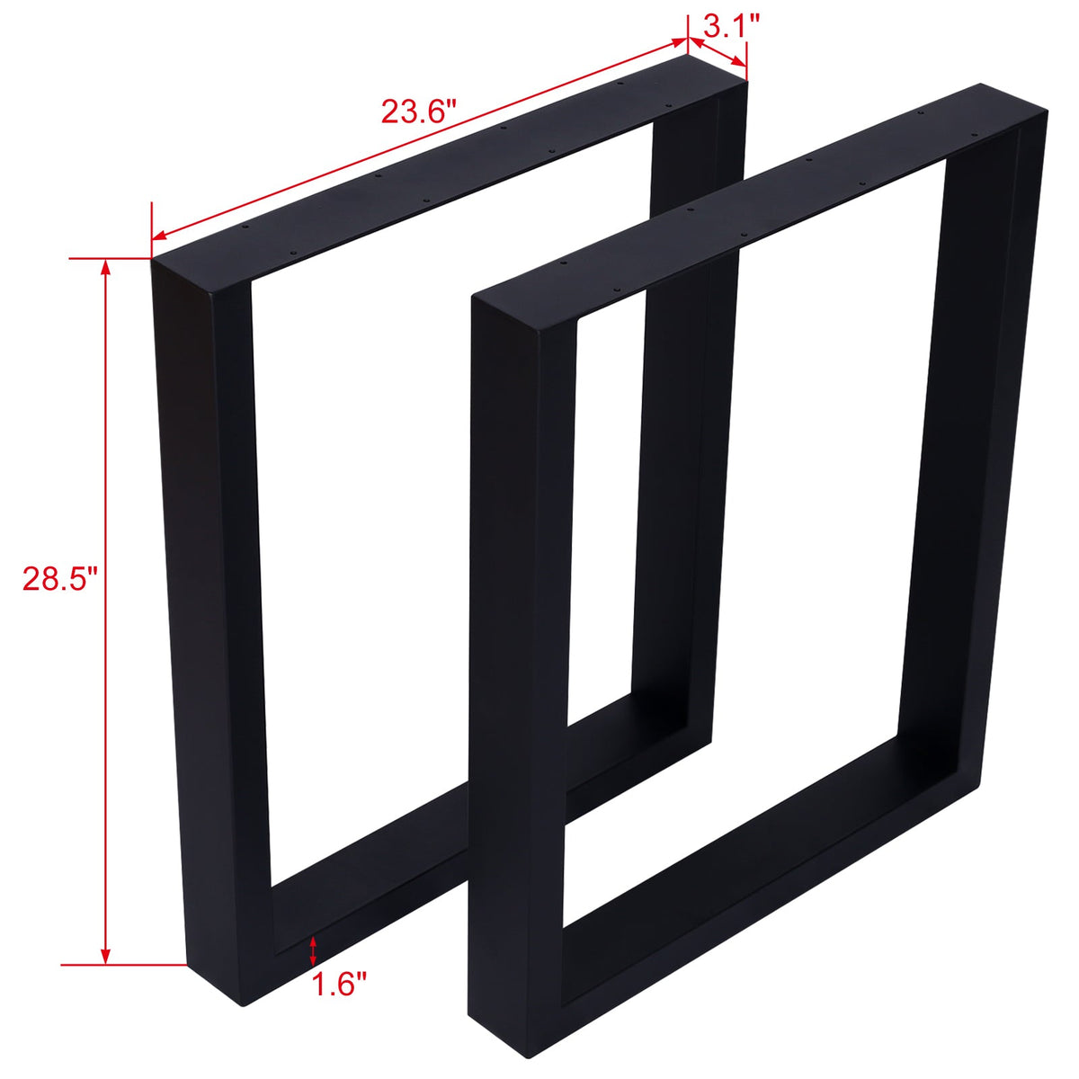 Square Table Legs - Set of 2