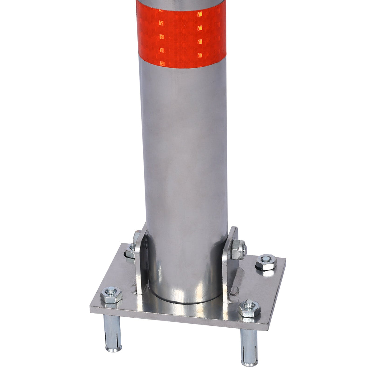 Parking Bollard with Lock - Durable Steel Barrier