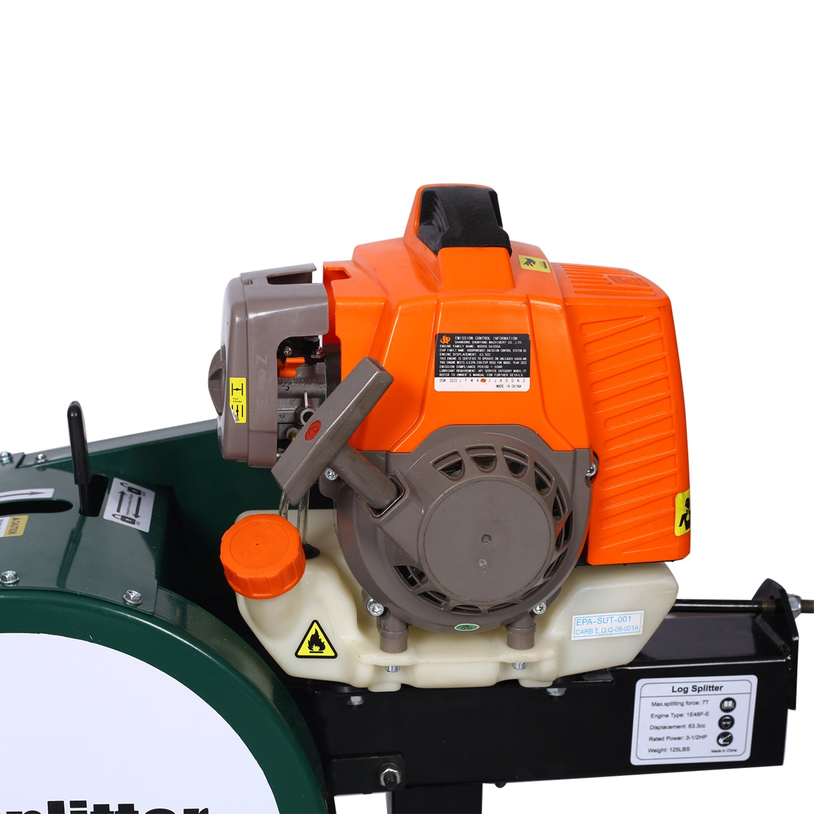 Double Flywheel Electric Log Splitter 7-Ton