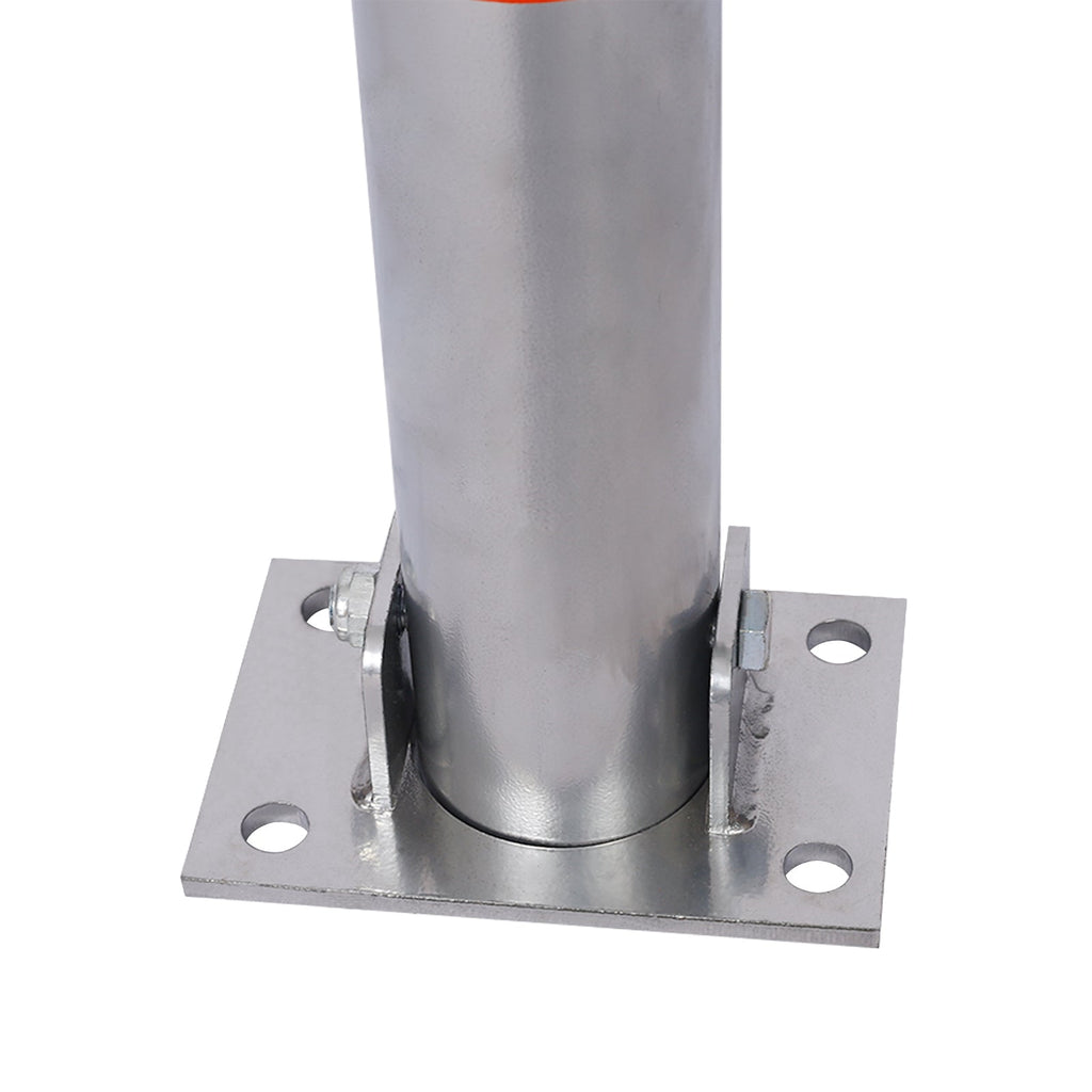 Parking Bollard with Lock - Durable Steel Barrier