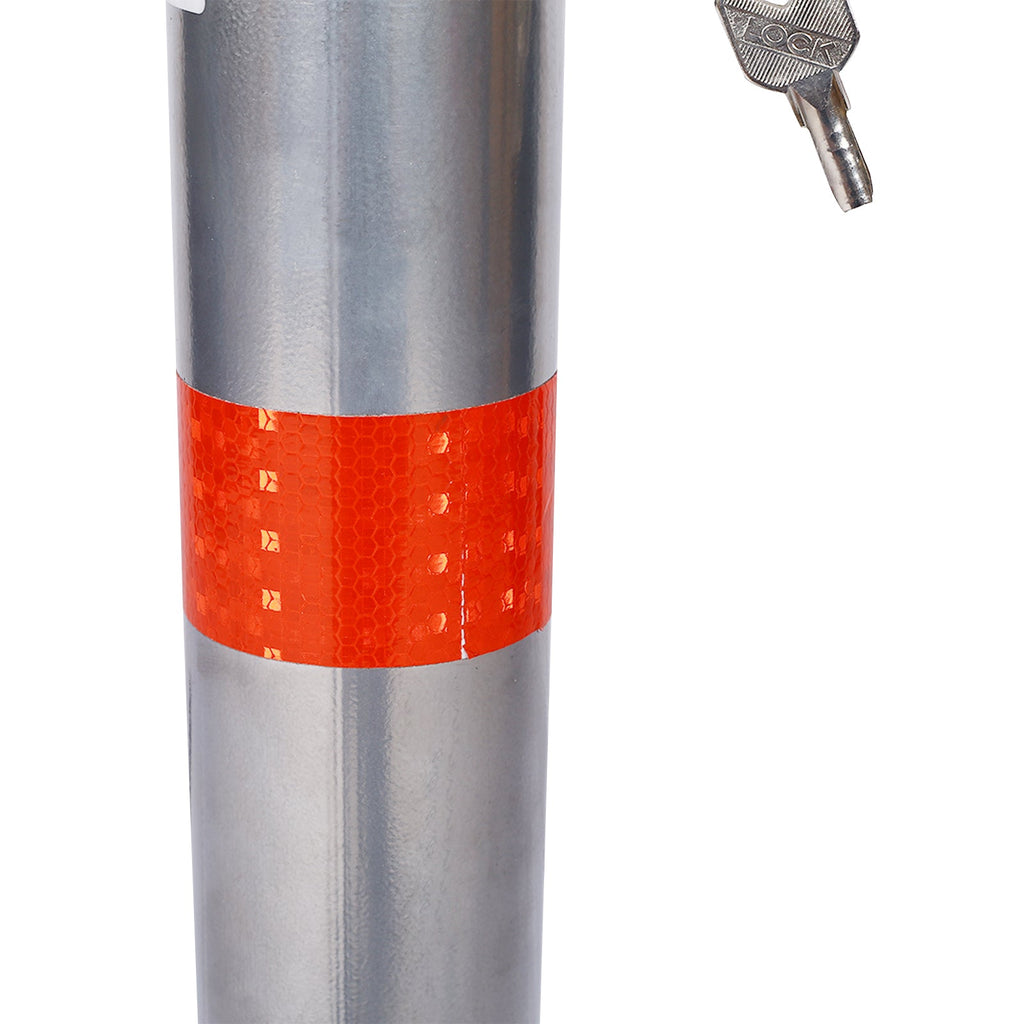 Parking Bollard with Lock - Durable Steel Barrier