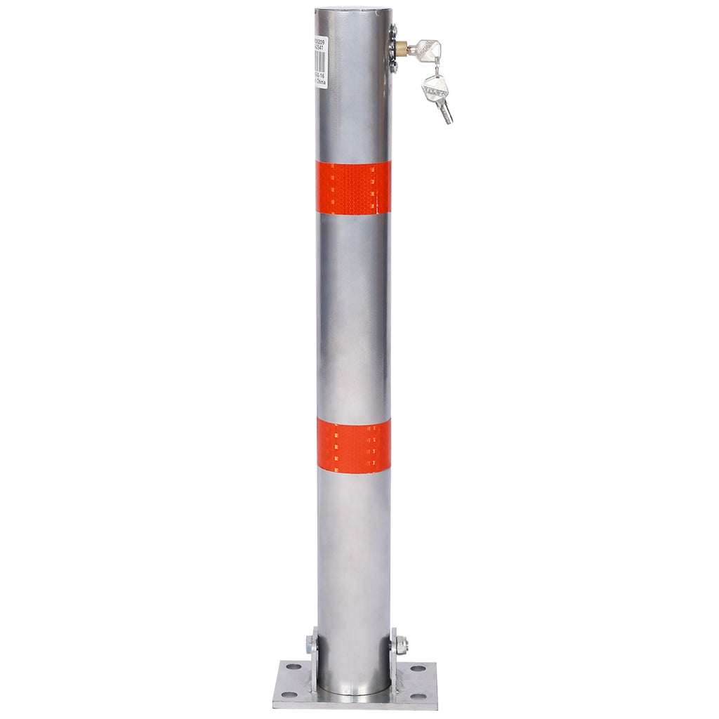 Parking Bollard with Lock - Durable Steel Barrier