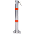 Parking Bollard with Lock - Durable Steel Barrier
