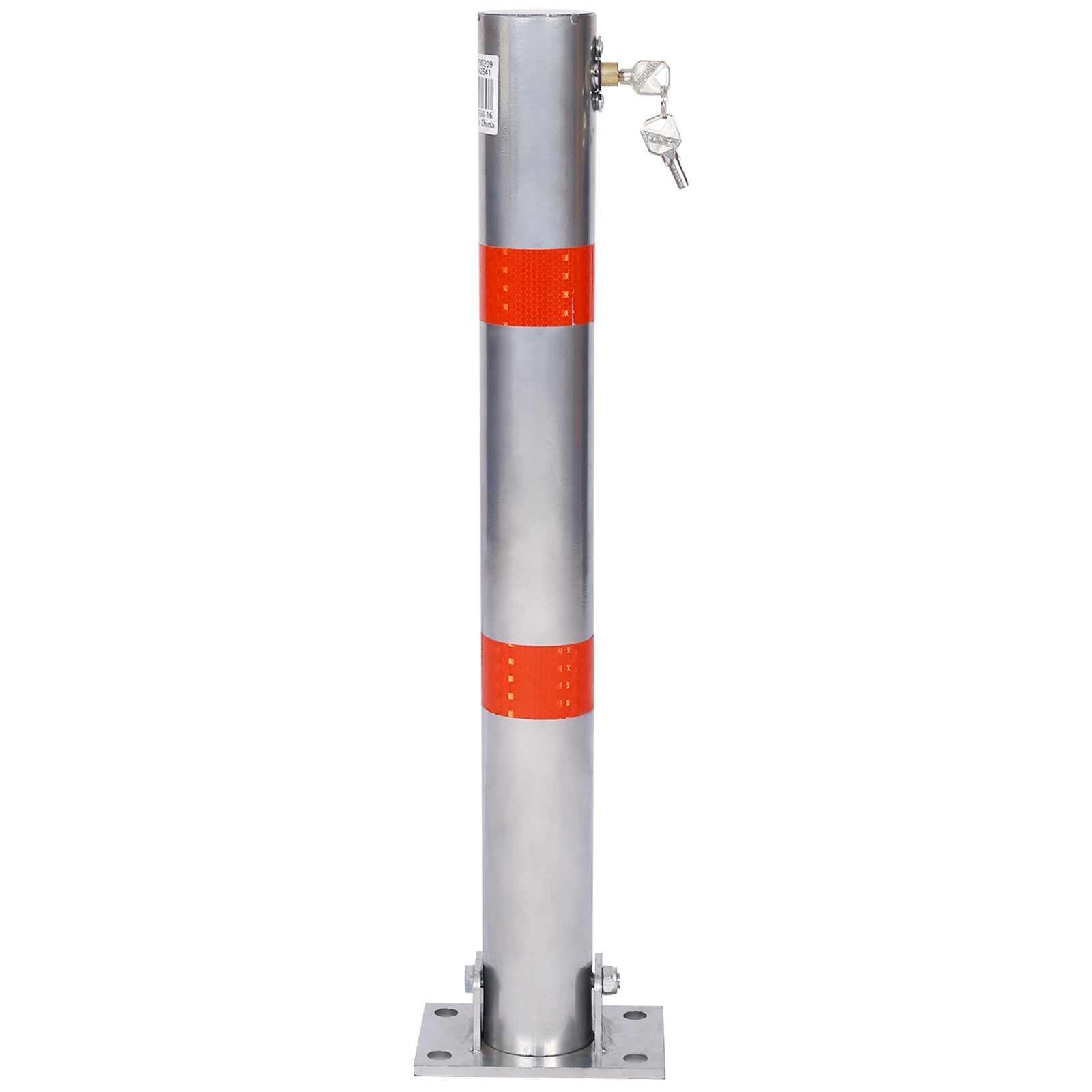 Parking Bollard with Lock - Durable Steel Barrier