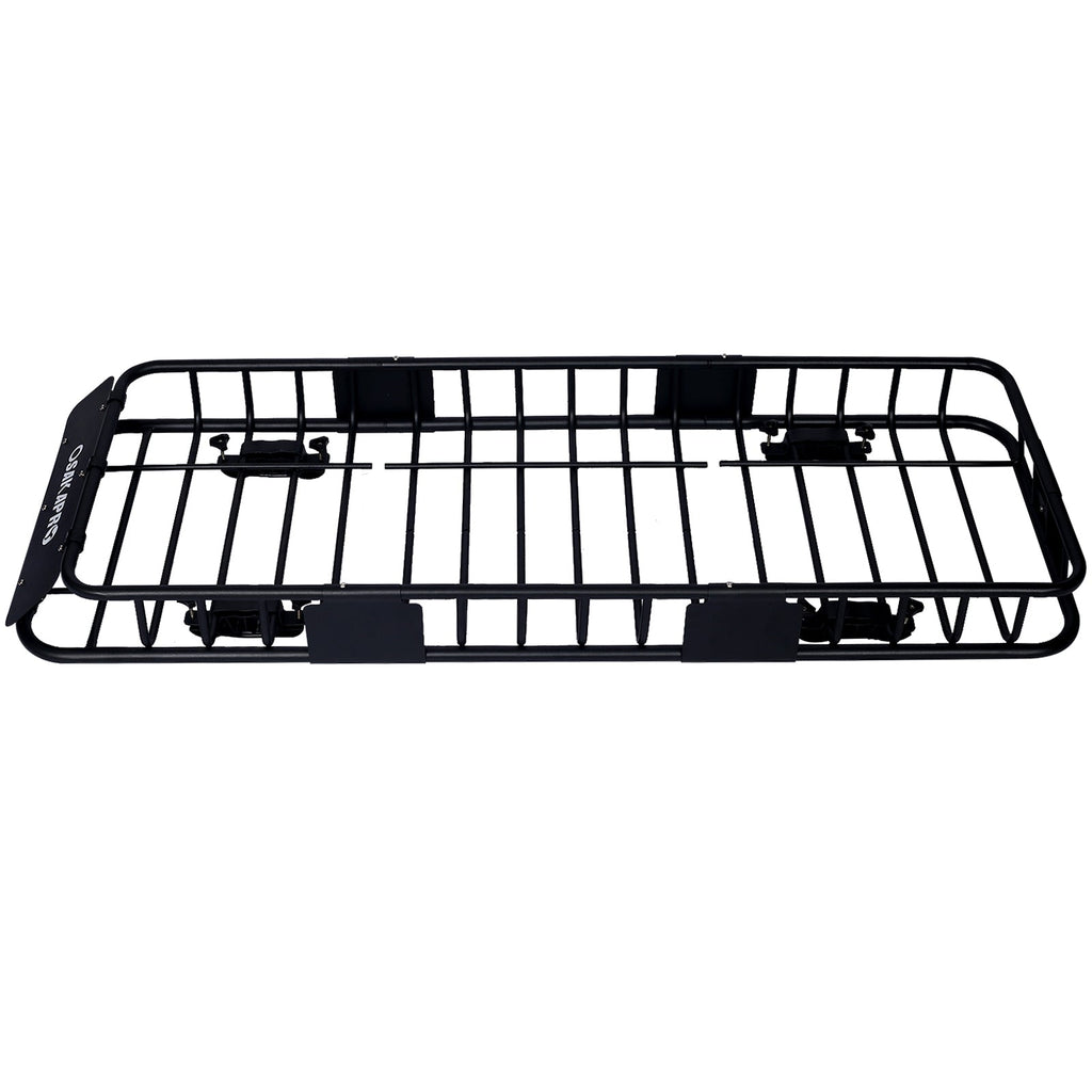 Rooftop Cargo Carrier Basket Motoring Roof Rack - 64"