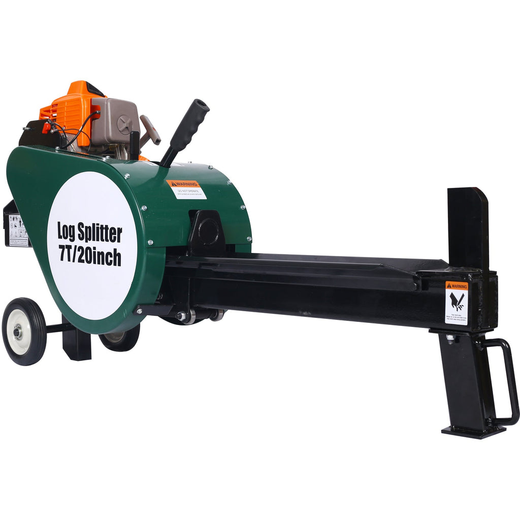 Double Flywheel Electric Log Splitter 7-Ton