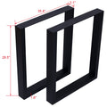 Heavy Duty Metal Table Legs Set of 2 - 28"