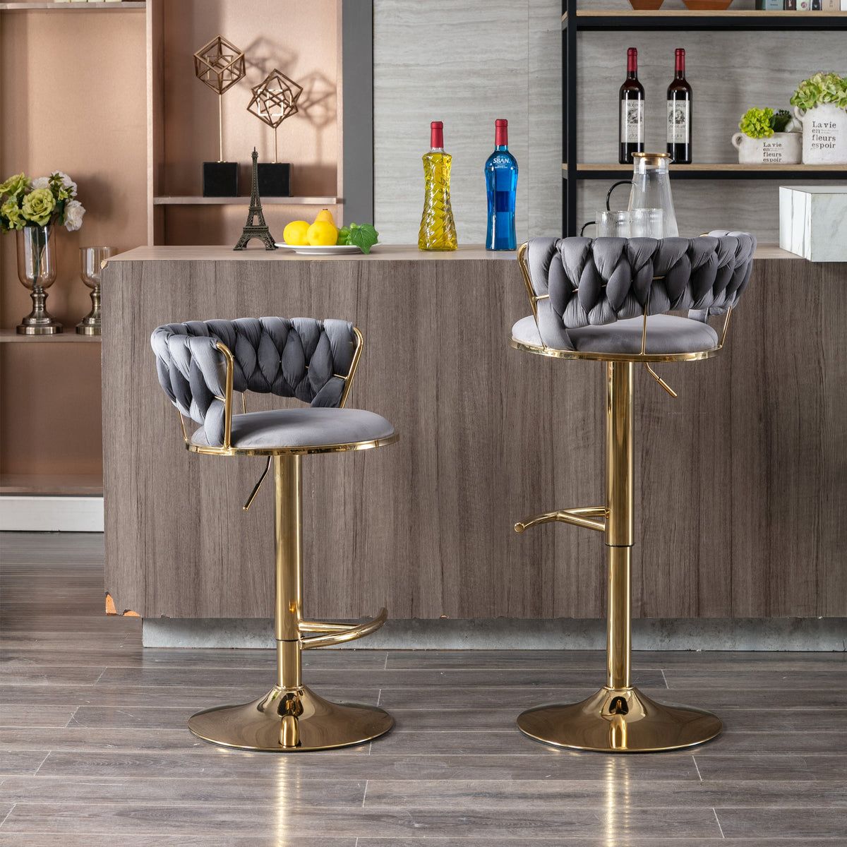 Set of 2 Bar Stools