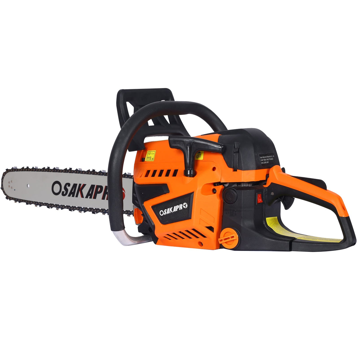 52cc Gasoline Chainsaw with 20-Inch Bar