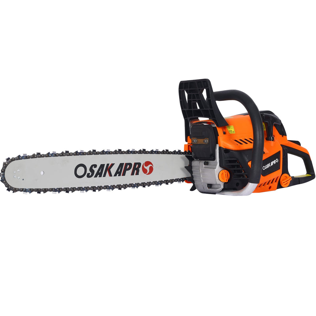 52cc Gasoline Chainsaw with 20-Inch Bar