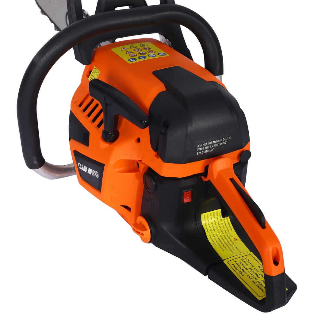 52cc Gasoline Chainsaw with 20-Inch Bar