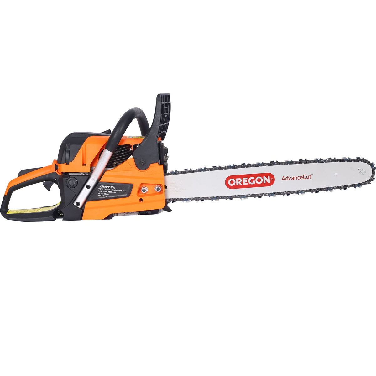 58cc Gasoline Chainsaw for Trees and Wood Cutting