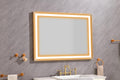 48" x 36" LED Lighted Bathroom Wall Mounted Mirror