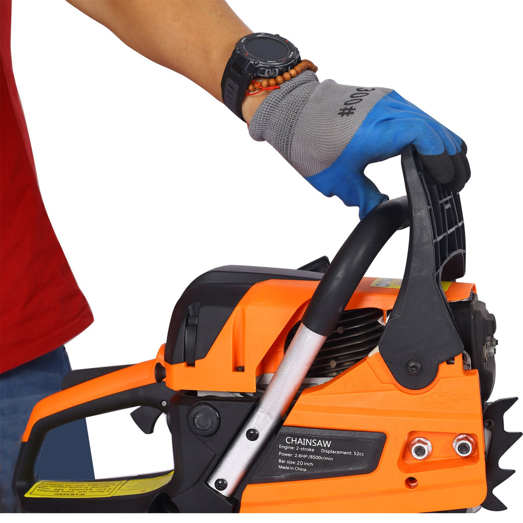52cc Gasoline Chainsaw with 20-Inch Bar