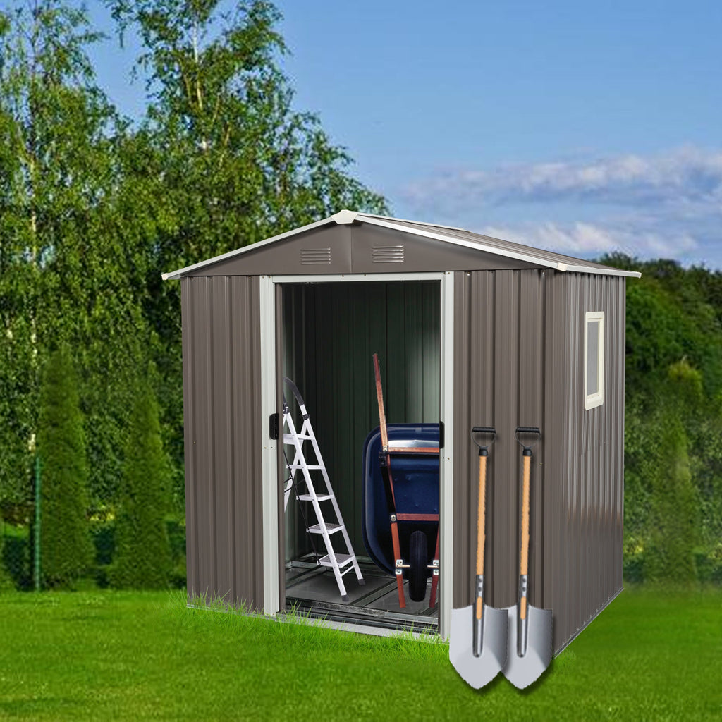 6ft x 5ft Outdoor Metal Storage Shed