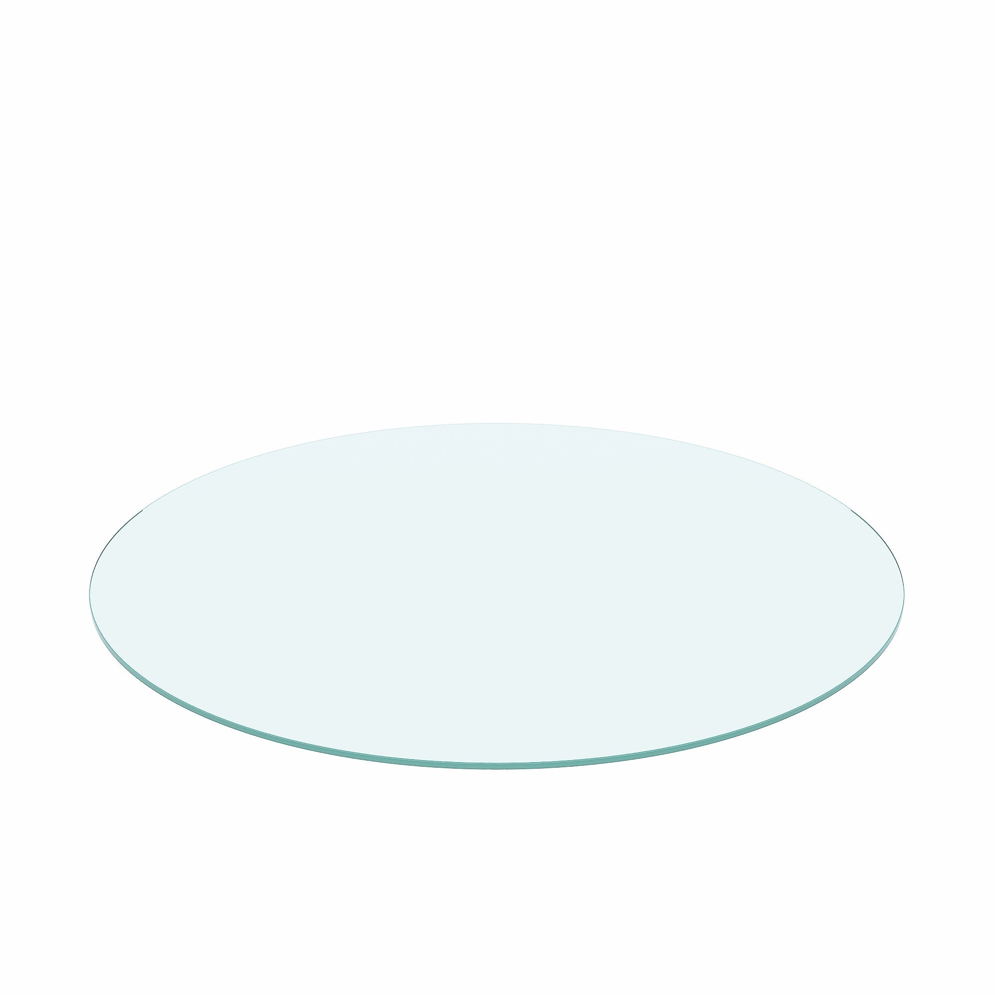 36-Inch Round Tempered Glass Table Top