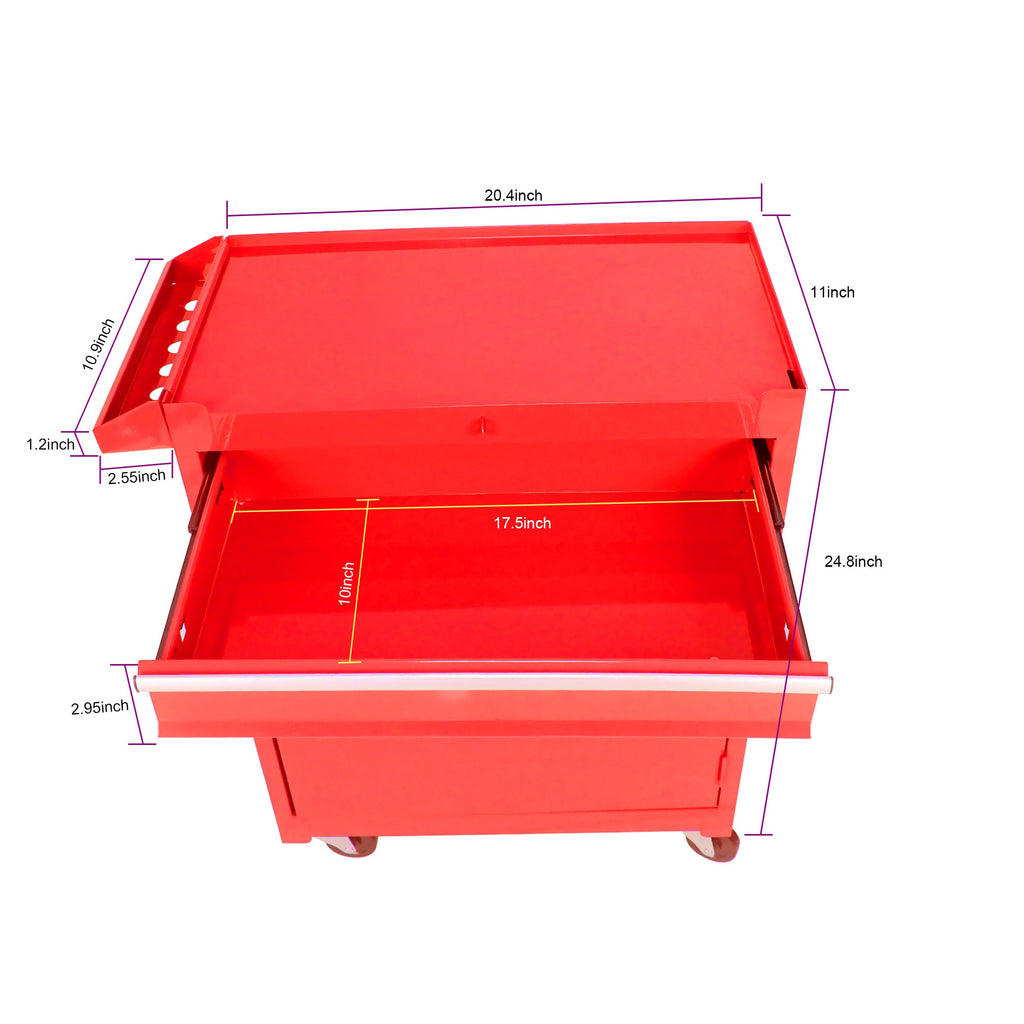 Rolling Tool Chest - 5-Drawer Organizer