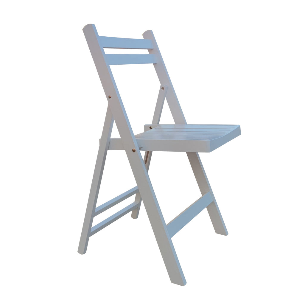 Furniture Slatted Wood Folding Special Event Chair