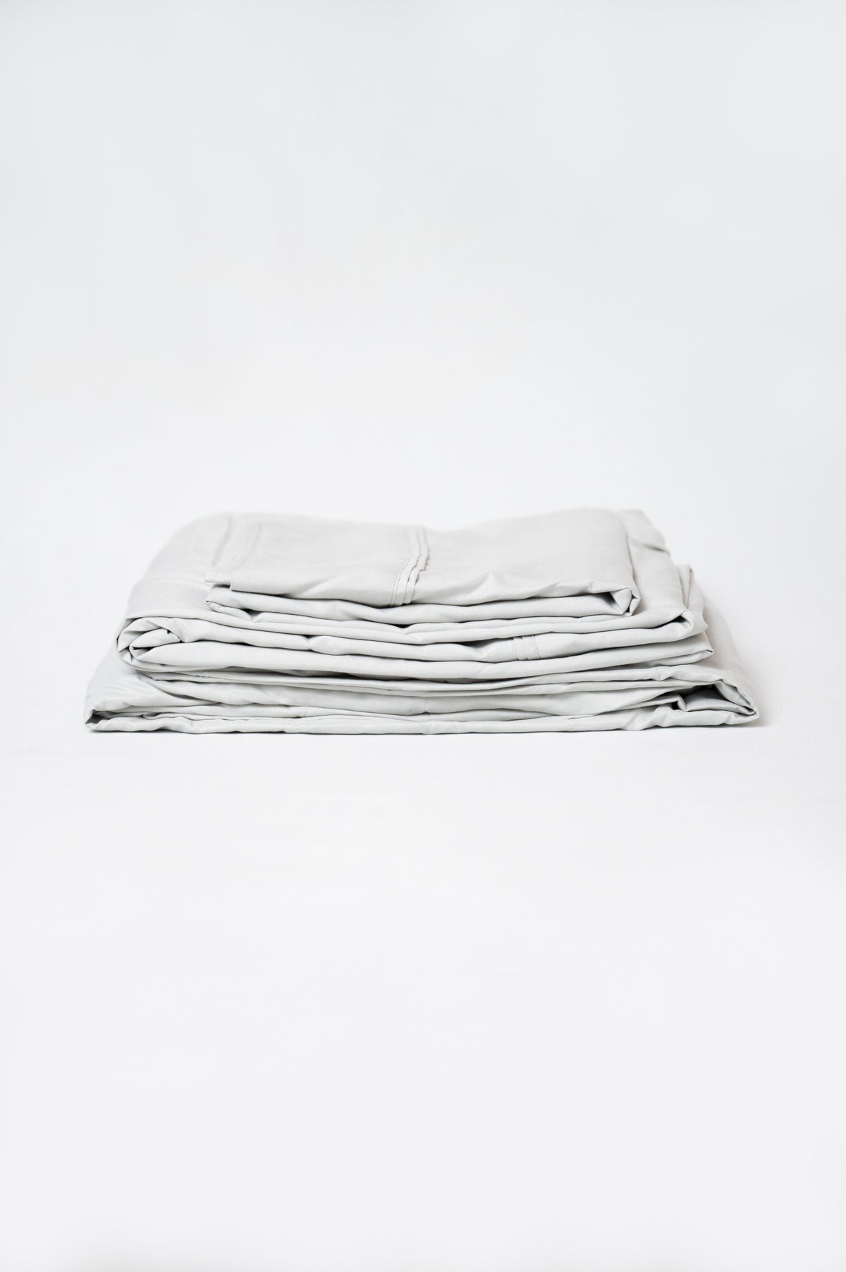 Omne Sleep 4-Piece Pewter Microplush and Bamboo King Hypoallergenic Sheet Set
