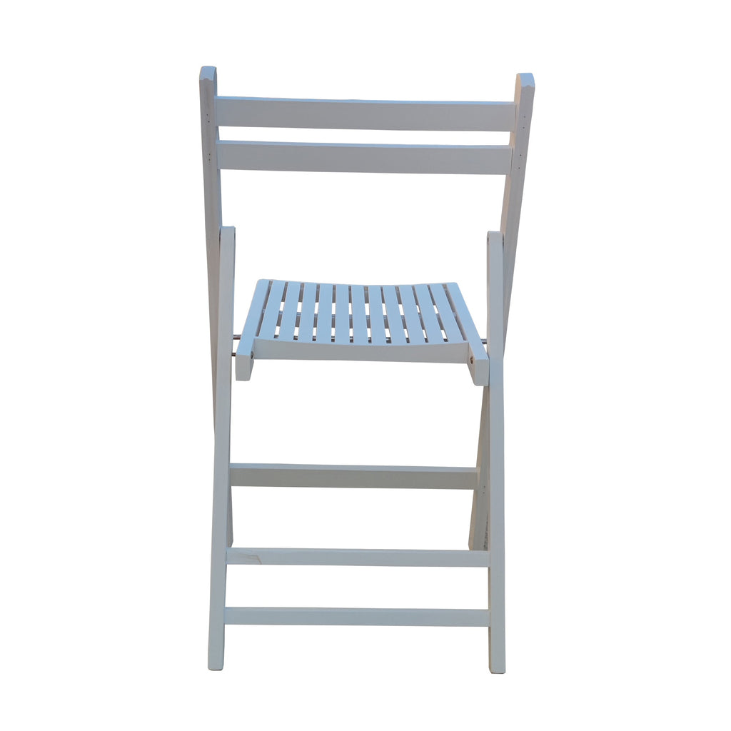 Furniture Slatted Wood Folding Special Event Chair