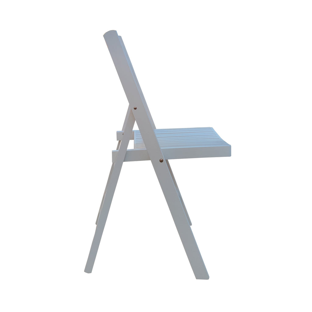 Furniture Slatted Wood Folding Special Event Chair