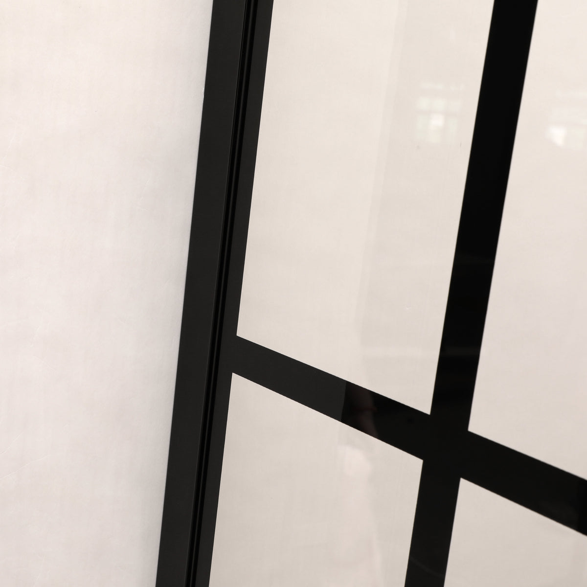 38" W x 72" H Frameless Fixed Shower Door