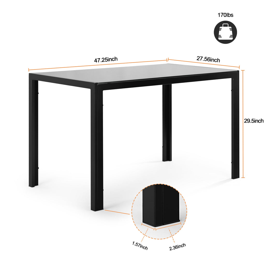 5 Pieces Dining Table Set for 4